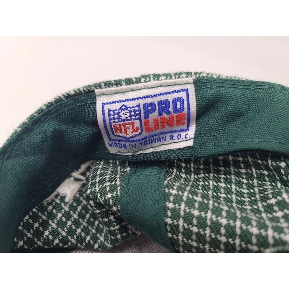 Vintage Youth Green Bay Packers Logo Athletic Pro Line Grid Adjustable Hat Cap‎